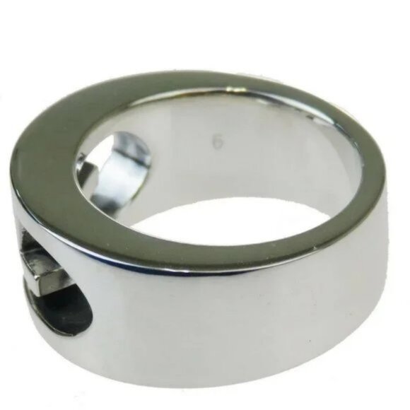 Gucci US Size 4 Silver 925 Ring Silver - Picture 5 of 15